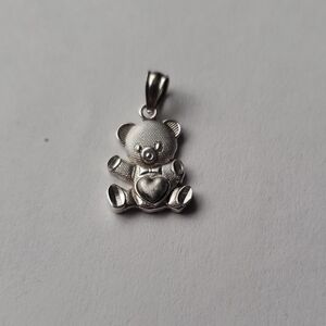 925 Silver Teddy Bear Pendant